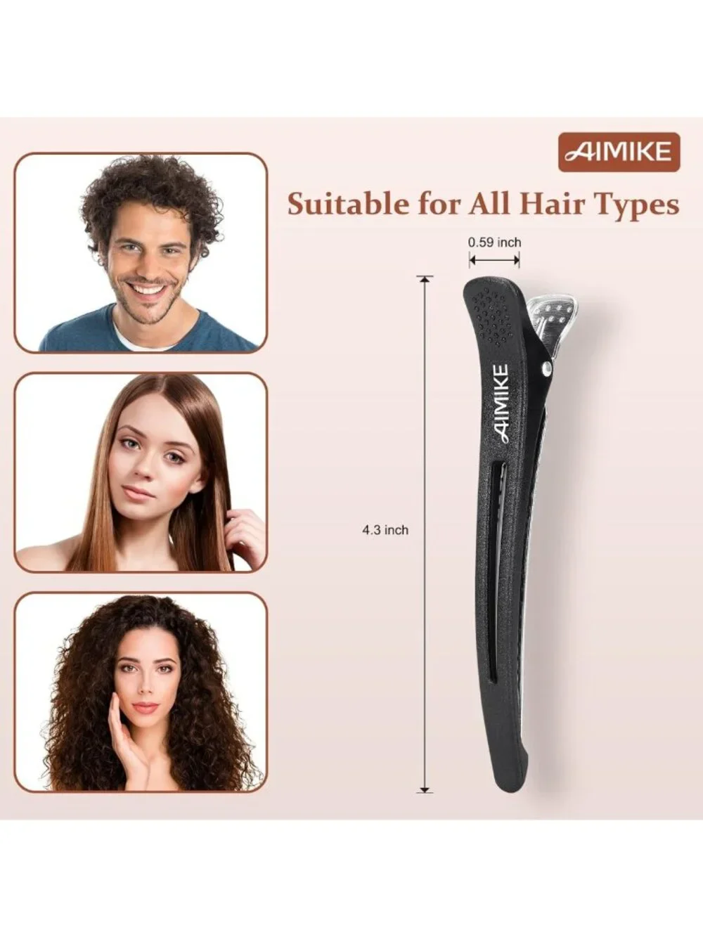 Hair Styling Clips for Sectioning & Home Haircuts - Professional Quality
